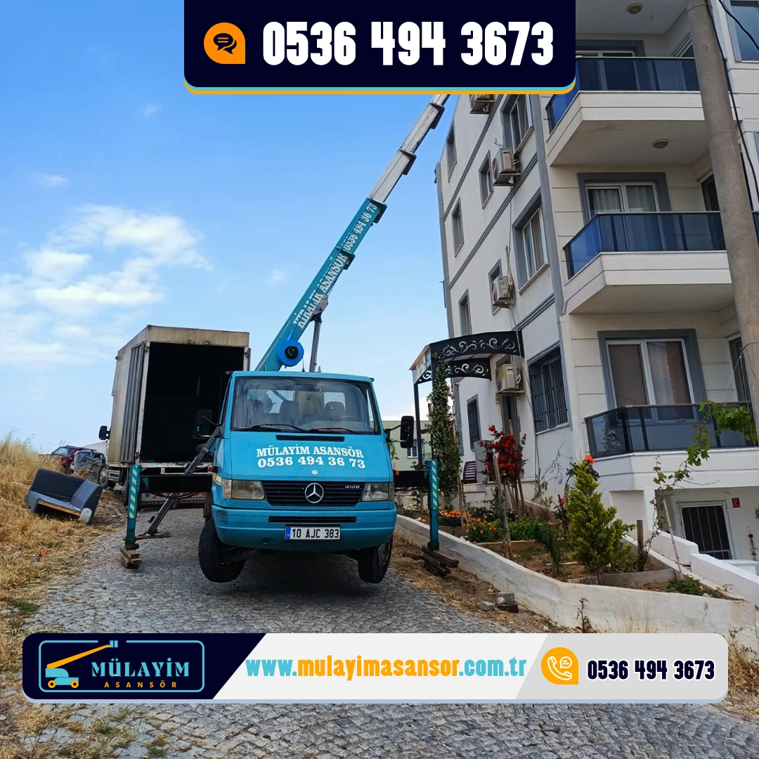 Burhaniye evden eve asansörlü taşımacılık